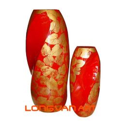 Lacquer on Color Vase